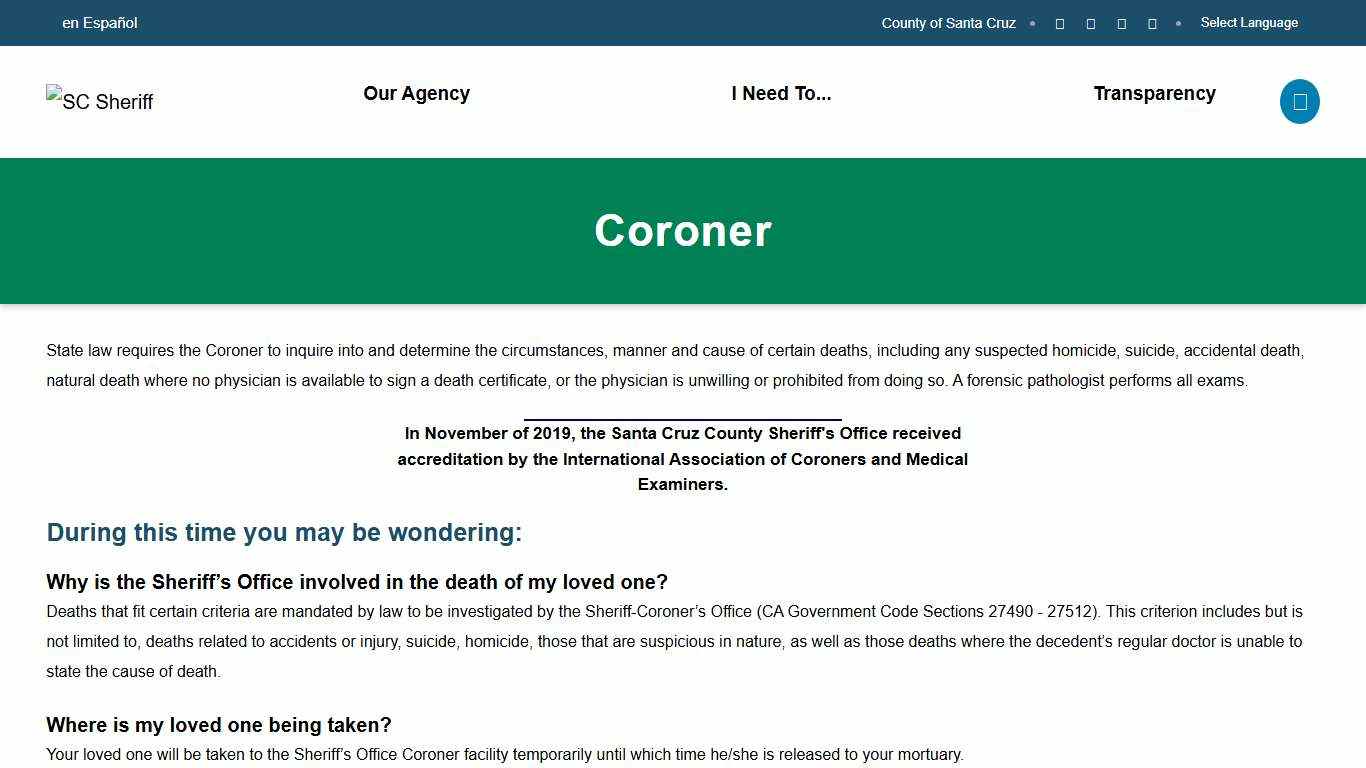 Coroner